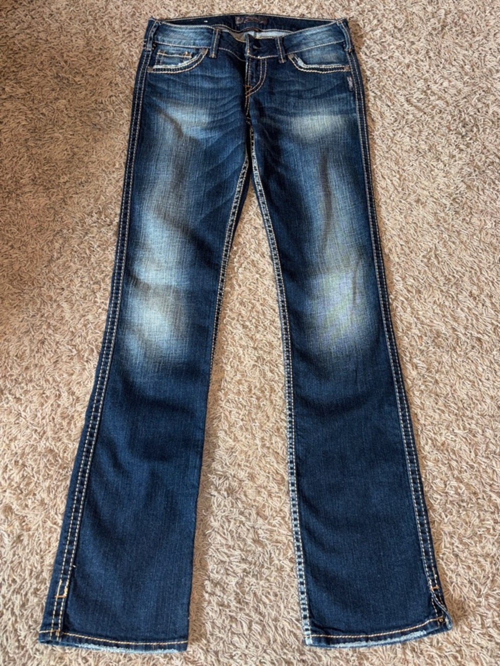 Silver Jeans McKenzie Dark Blue Bootcut Womens Jeans size 29